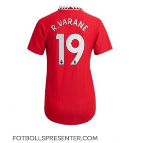 Manchester United Raphael Varane #19 Hemma Matchtröja Dam 2022-23 Kortärmad